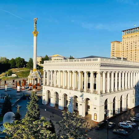 Ferienwohnung Amazing View Of Independence Square Kiew Exterior foto