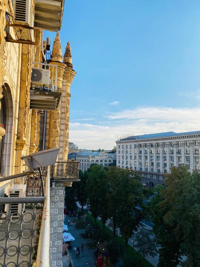 Ferienwohnung Amazing View Of Independence Square Kiew Exterior foto