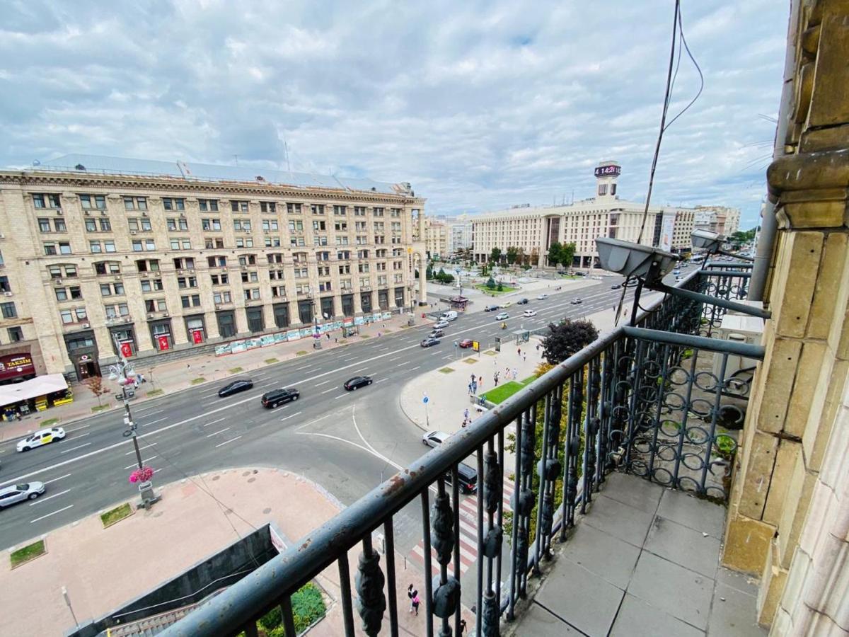 Ferienwohnung Amazing View Of Independence Square Kiew Exterior foto